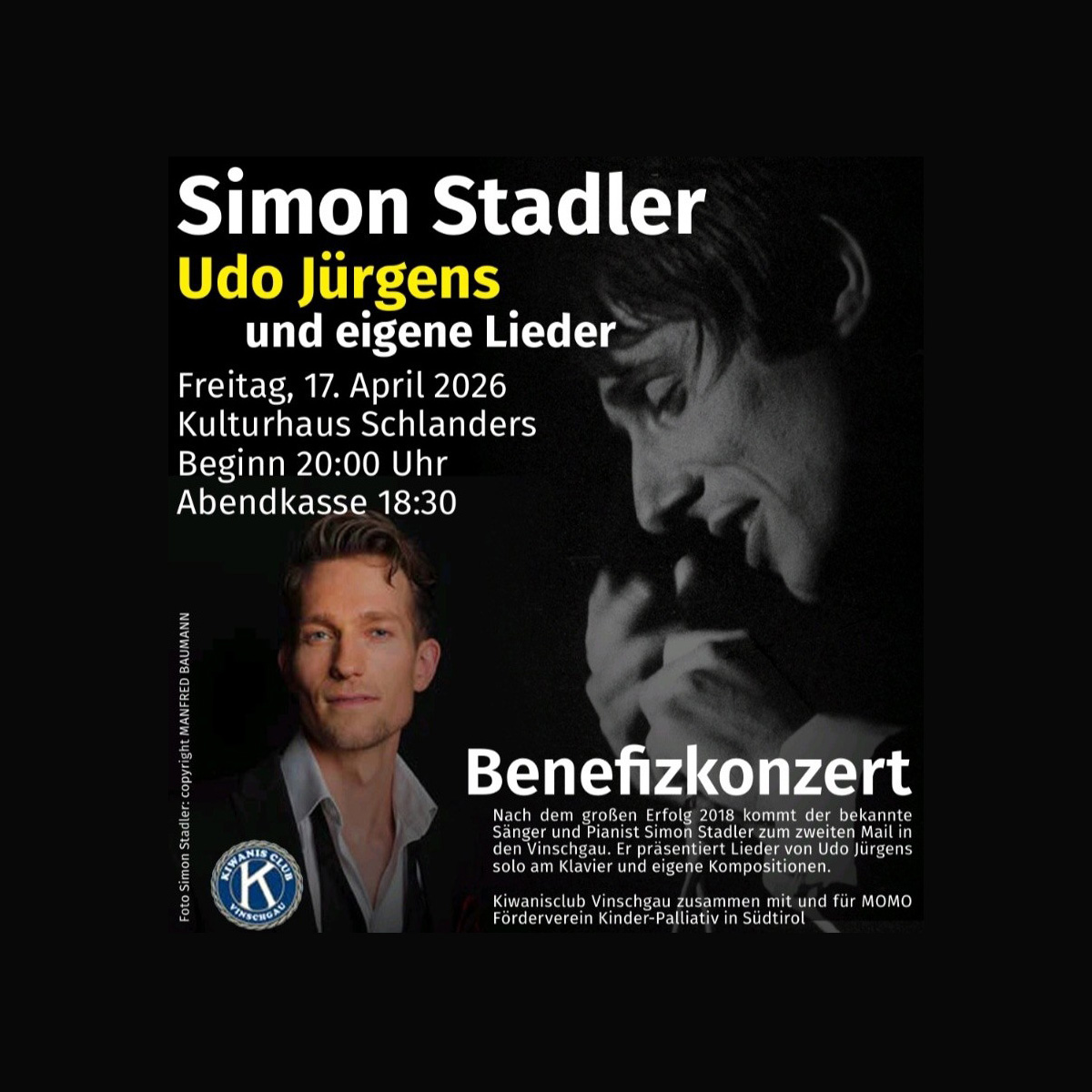 Simon Stadler Benefizkonzert
